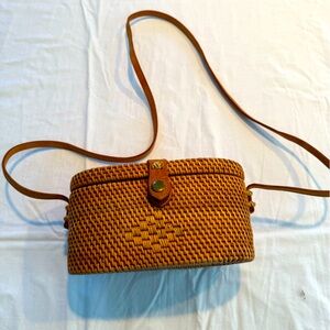 Classy rattan purse